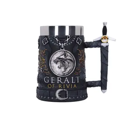 Figurine the witcher geralt collectable tankard